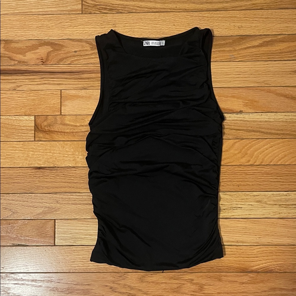 Zara Black Sleeveless Top